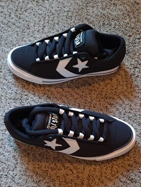 Converse All Star Player 76 Puff sneakers Black & White Size M10 W 11.5